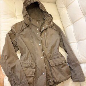 Vintage Gap Utility Military Style Hooded Jacket Size Small